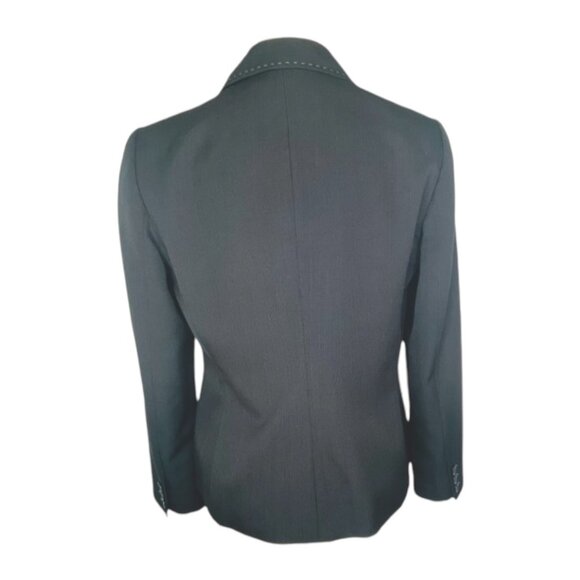 Kasper Womens Black Blazer Size 6 High-Quality Polyester Stylish Stitching Desig - Picture 3 of 8